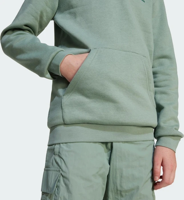 adidas Kids Hoodie silver green (Junior)