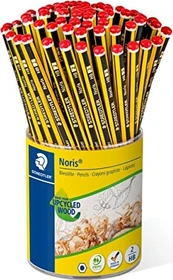 Staedtler Noris 120 Bleistift HB graphit, schwarz/gelb, 72er-Pack