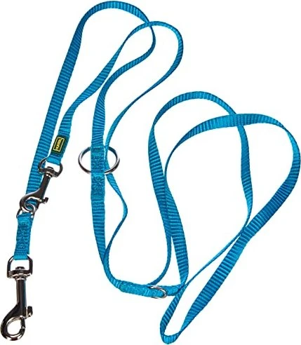 Hunter Verstellbare Führleine aus weichem, griffigem Nylon, klassisch, 1.0x200cm, Petrol