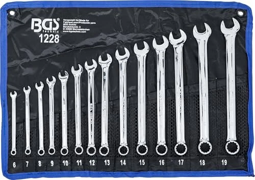 BGS technic Schraubenschlüsselsatz inkl. Tasche, 14-tlg.
