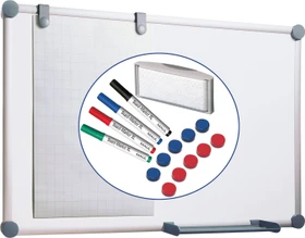 Maul Whiteboard MAULpro, Whiteboard, silber, 90x120cm
