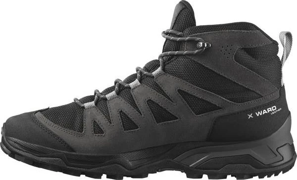 Salomon X Ward Leather Mid GTX phantom/black/magnet (Herren)