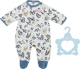 Zapf creation BABY Annabell Mode - Strampler blau Blätter 43cm