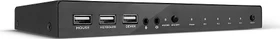 Lindy USB 2.0, HDMI 4K@60Hz, 4-fach KVM-Switch