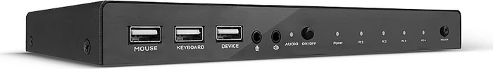 Lindy USB 2.0, HDMI 4K@60Hz, 4-fach KVM-Switch