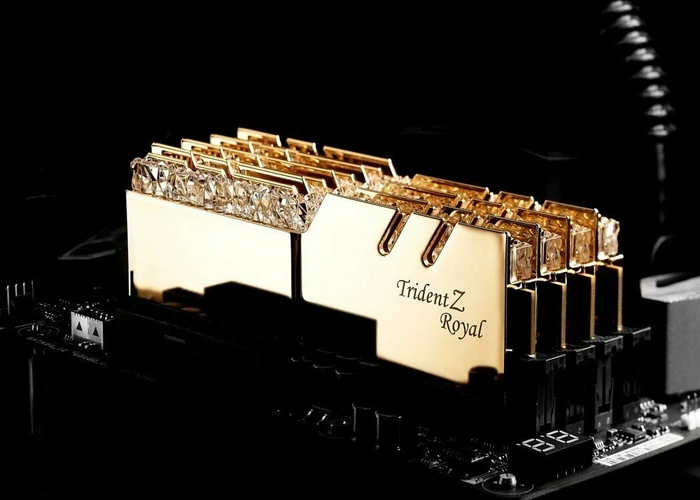 G.Skill Trident Z Royal gold UDIMM 16GB Kit, DDR4-3600, CL18-22-22-42
