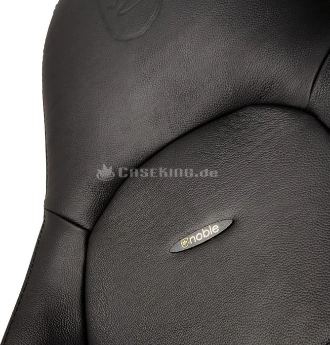 noblechairs Icon Leder Gamingstuhl, schwarz