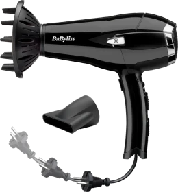 BaByliss D374DE Cordkeeper 2000 schwarz/silber