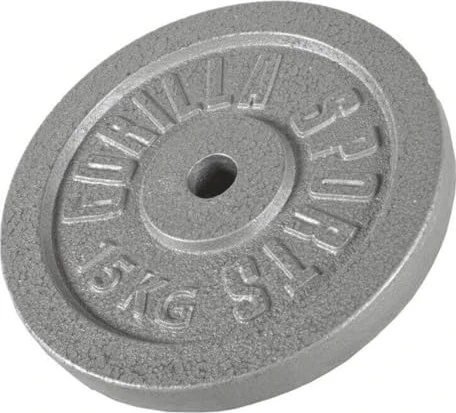 Gorilla Sports Gusseisen Hantelscheibe 15kg
