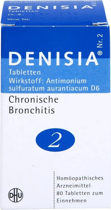 Denisia 2 Chronische Bronchitis Tabletten, 80 St
