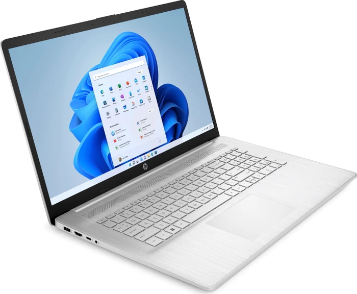 HP Laptop 17-cp2163ng, Natural Silver, Ryzen 5 7520U, 16GB RAM, 512GB SSD, DE