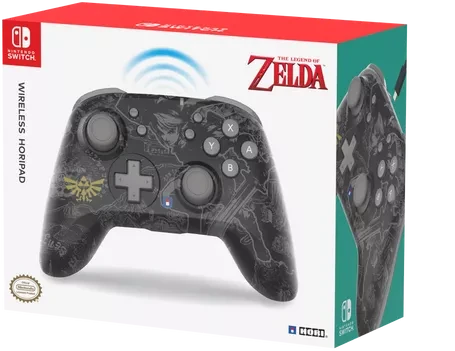 Hori Horipad Wireless Controller The Legend of Zelda Edition schwarz/grau/gold (Switch)