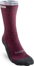 Injinji Liner + Hiker Crew Wandersocken maroon (Damen)