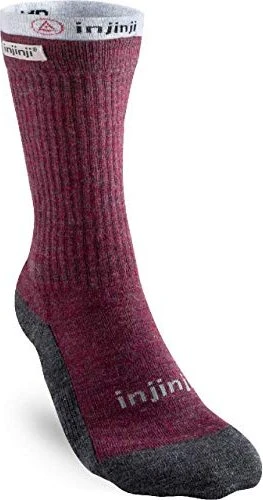 Injinji Liner + Hiker Crew Wandersocken maroon (Damen)