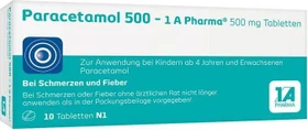 1A Pharma Paracetamol 500 Tabletten, 10 Stück