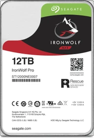 Seagate IronWolf Pro NAS HDD +Rescue 12TB, 24/7, 512e / 3.5" / SATA 6Gb/s