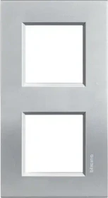 Bticino Livinglight Abdeckrahmen 2-fach, tech