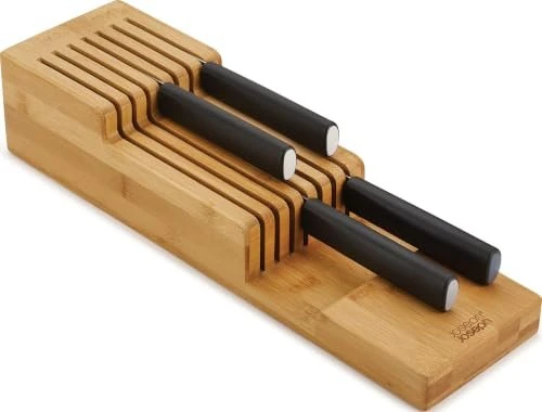 Joseph Joseph DrawerStore Bamboo Compact Knife Organiser Messerblock unbestückt