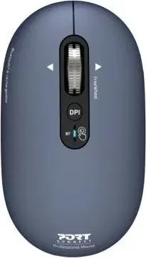 Port Designs Pure Mac Bluetooth Rechargeable Mouse, Inky Blue, Bluetooth
