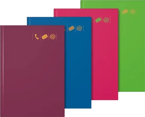 Brunnen Adressbuch, A5, Hardcover, 64 Blatt