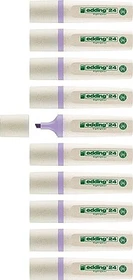 edding EcoLine 24 Highlighter pastell violett, 10er-Pack