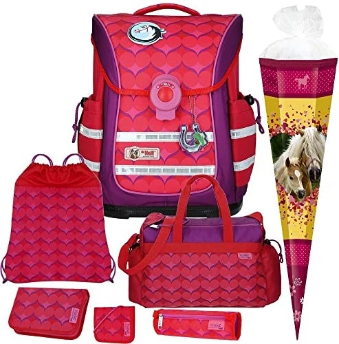 McNeill Ergo Light Pure Violet Schultaschen-Set, 4-tlg.