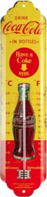 Nostalgic Art Retro Thermometer Coca Cola In Bottles, analog