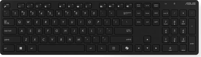 ASUS W5000 Wireless Keyboard and Mouse Set, COPILOT, schwarz, USB, DE