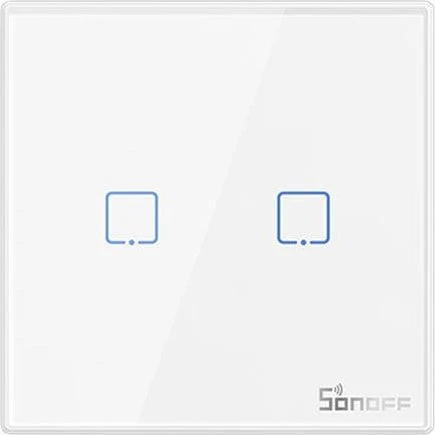 Sonoff TX T2EU2C Smart Wall Switch weiß, 2-fach