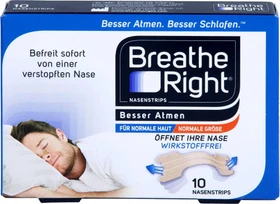 Breathe Right Nasenstrips normal beige, 10 Stück