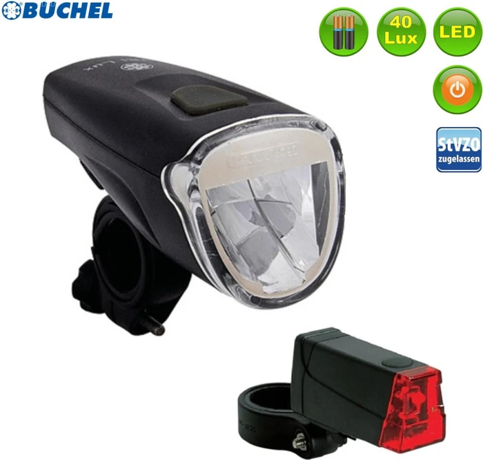 Büchel Trio Lux + Mini LED Beleuchtungsset schwarz