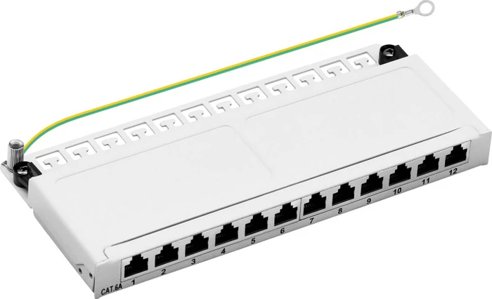 EFB Elektronik Mini-Patchpanel Cat6A 10", 0.5HE