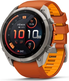 Garmin Fenix 9 Pro inReach 51mm titanium/autumn orange-spark orange