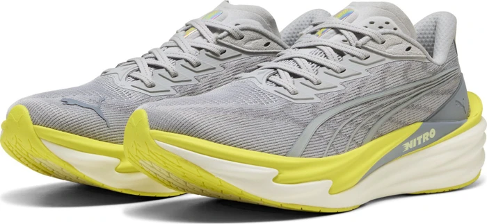 Puma Deviate Nitro 4 vibrant silver/lux lime (Herren)