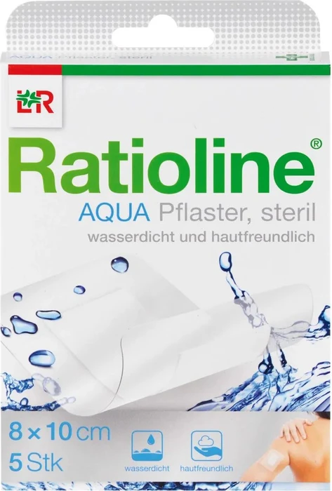 Lohmann & Rauscher Ratioline Aqua Duschpflaster steril, 8 x 10cm, 5 Stück