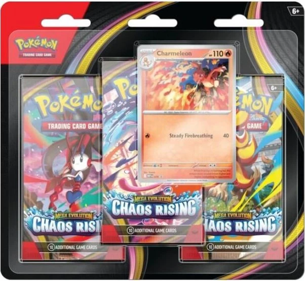 Pokémon - Mega-Entwicklung Wachsendes Chaos 3-Pack Blister