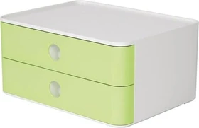 HAN Allison Smartbox Schubladenbox, 2 Schubladen, A5, lime green/weiß