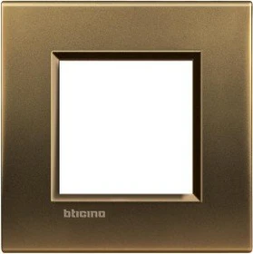 Bticino Livinglight Abdeckrahmen 1-fach, bronze