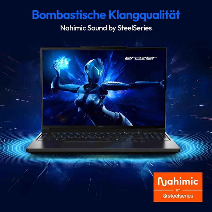 Medion Erazer Major 16 X1, Core Ultra 7 255HX, 32GB RAM, 2TB SSD, GeForce RTX 5070 Ti, DE