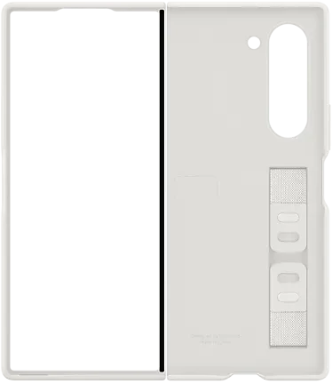 Samsung Silicone Case für Galaxy Z Fold6 weiß