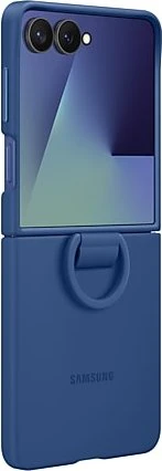 Samsung Silicone Ring Case für Galaxy Z Flip7 blau