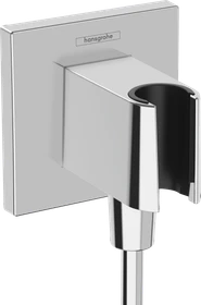 Hansgrohe FixFit E Wandanschluss mit Brausehalter chrom