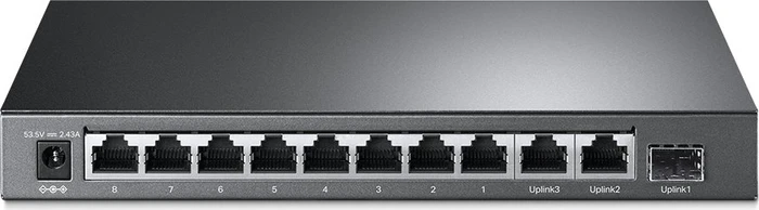 TP-Link SL1311MP Desktop Switch, 10x RJ-45, 1x SFP, 124W PoE+