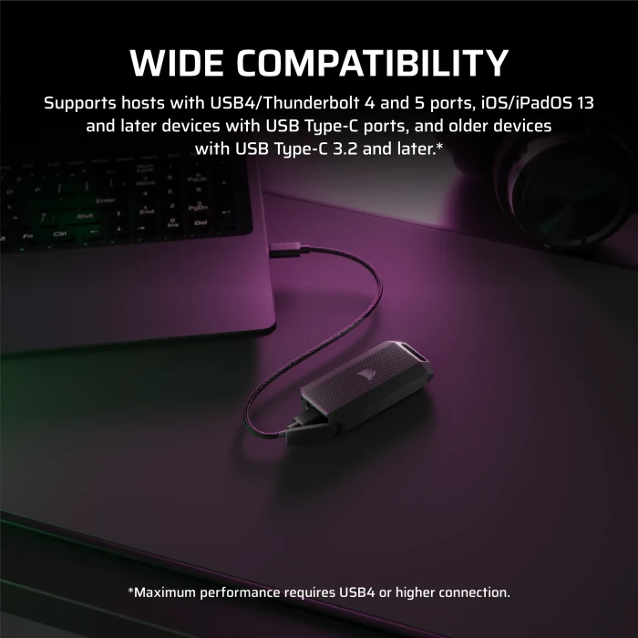 Corsair EX400U Survivor, 4TB, USB4