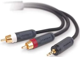 Belkin PureAV Blue Series 3.5mm Klinke/Composite Audio Kabel 1.8m