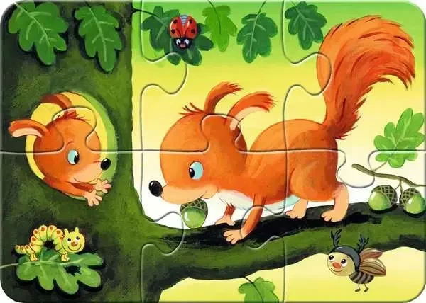 Ravensburger Puzzle Kleine Tierfamilien