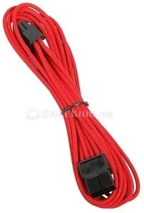 BitFenix Alchemy 8-Pin PCIe Verlängerung 45cm, sleeved rot