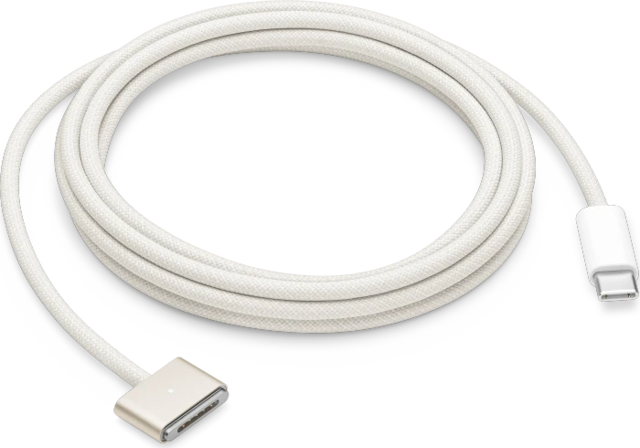 Apple USB-C to MagSafe 3 Cable, Starlight/Polarstern, 2m