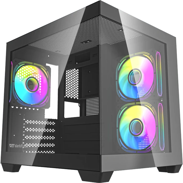 DarkFlash C275P Black, Glasfenster