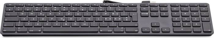 LMP Tastatur mit Zahlenblock für Mac, Space Gray, USB, UK